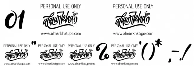 Marinaga Font OTHER CHARS