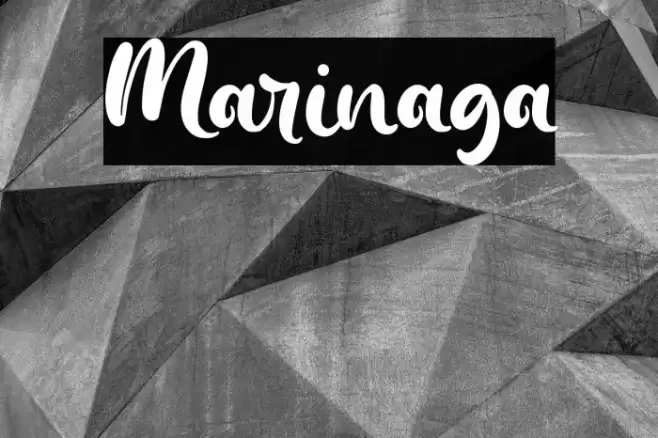 Marinaga Font examples
