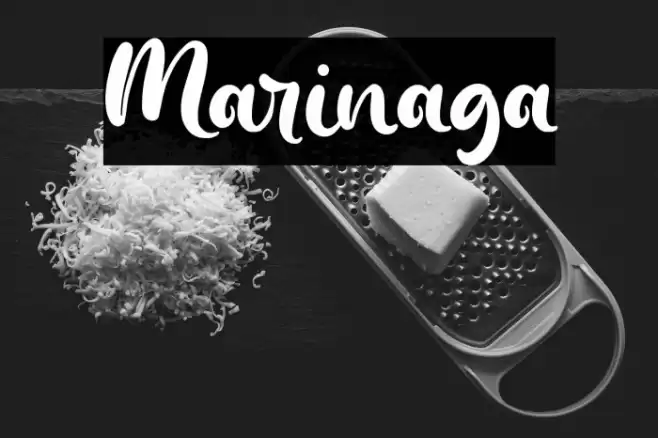 Marinaga Font examples