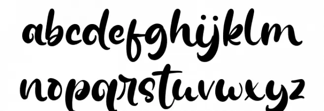 Marinaga फ़ॉन्ट लोअरकेस