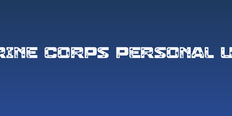 Marine Corps Personal Used Social Header