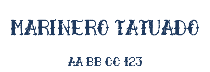 Marinero Tatuado Font Preview