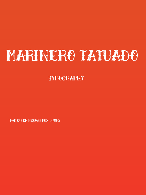 Marinero Tatuado Poster