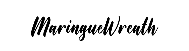 MaringueWreath  Frei Schriftart Herunterladen