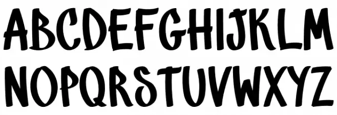 MarinsPerdus-DaFont Schriftart Groß