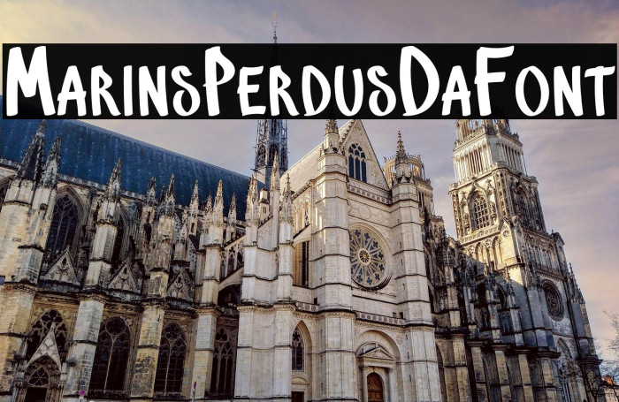 MarinsPerdus-DaFont Example 2