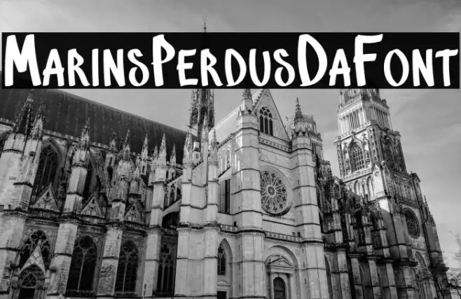 MarinsPerdus-DaFont Example 2