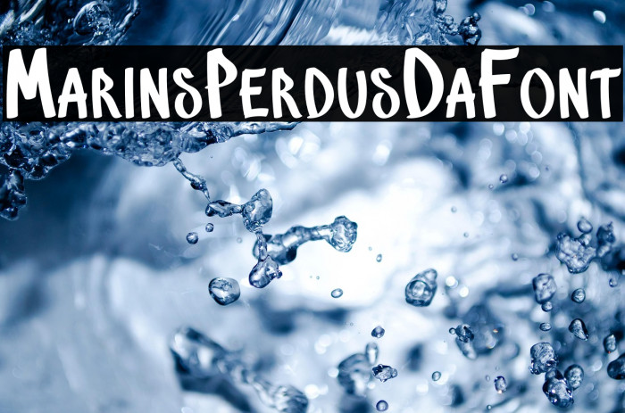 MarinsPerdus-DaFont Example 3