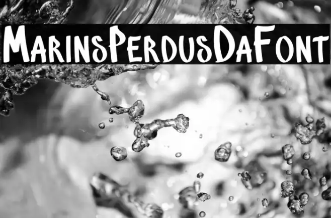 MarinsPerdus-DaFont Example 3