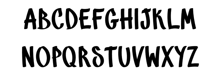 MarinsPerdus-DaFont Font LOWERCASE