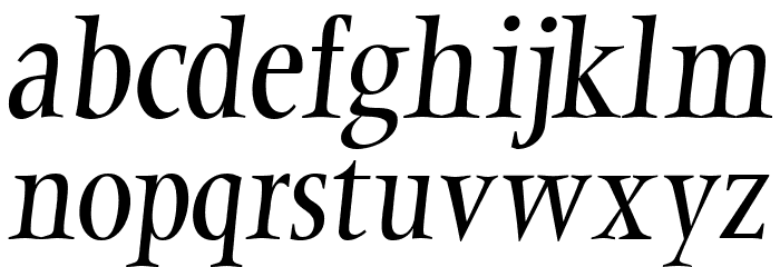 MarinumBreezed Font LOWERCASE