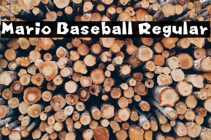 Mario Baseball Regular フォント examples