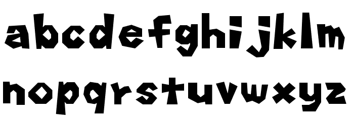 Mario Baseball Regular フォント 小文字