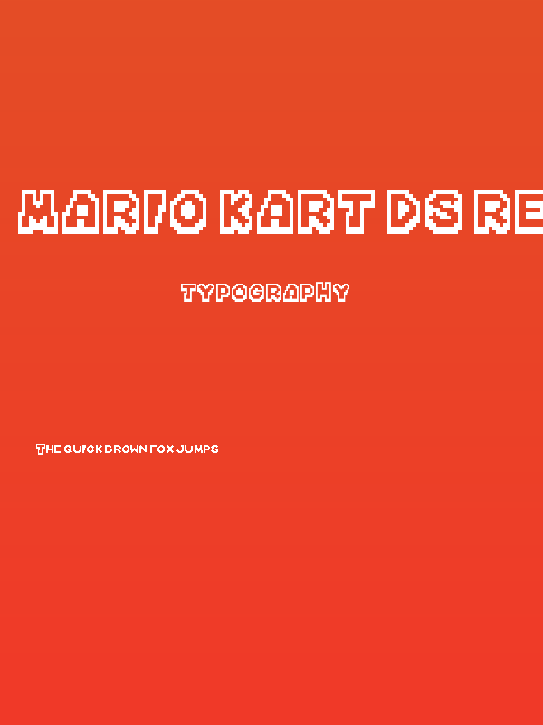 Mario Kart DS Regular Poster
