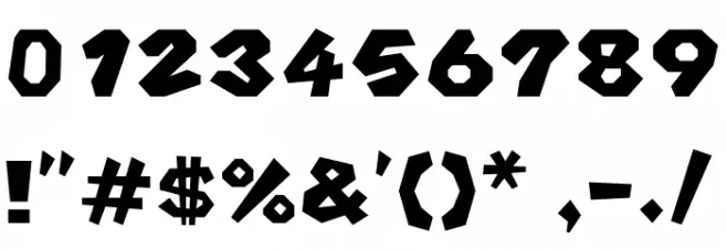 Mario Kart Position Font Regular フォント その他の文字
