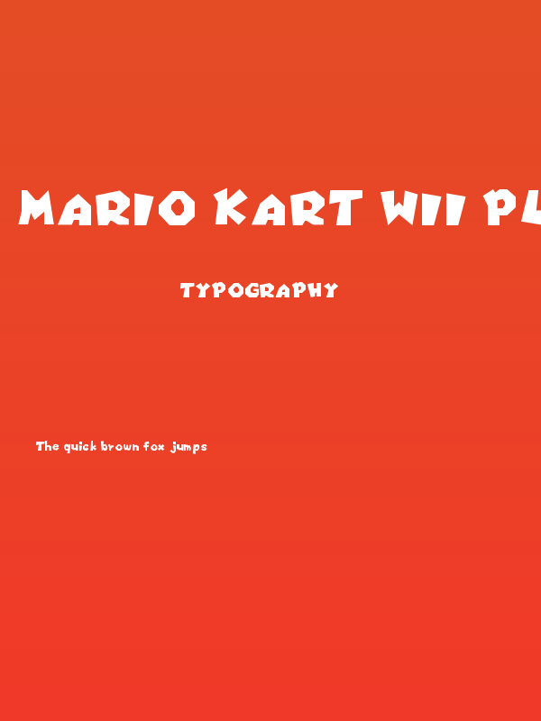 Mario Kart Wii Placement Regular Poster