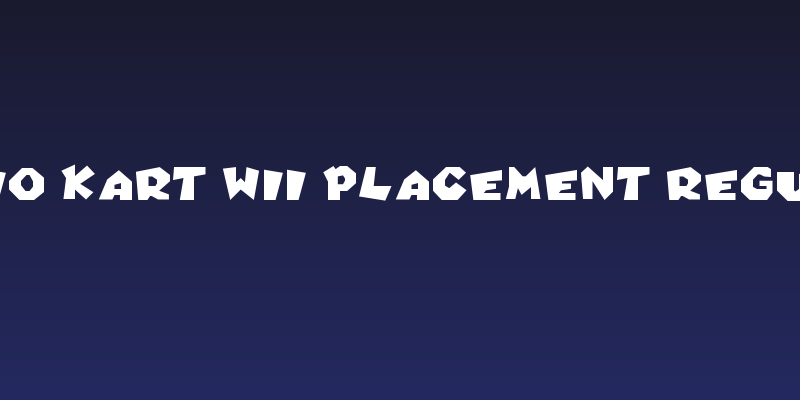 Mario Kart Wii Placement Regular Social Header