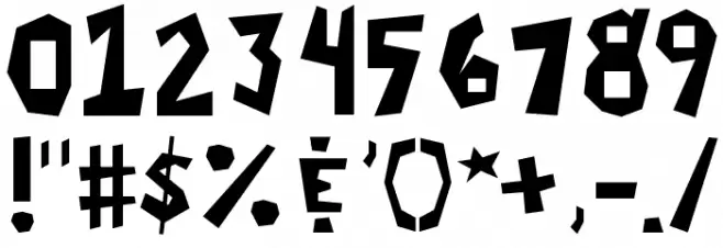 Mario & Luigi Font OTHER CHARS