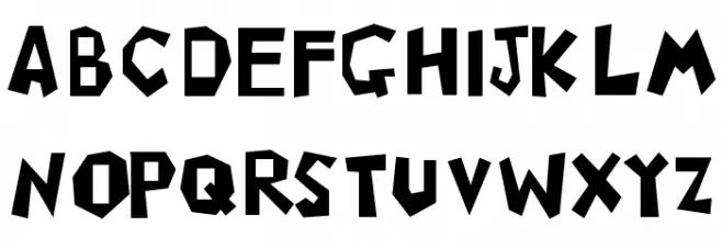 Mario & Luigi Шрифта ВЕРХНИЙ