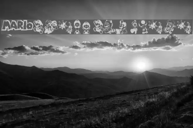 Mario and Luigi Font examples