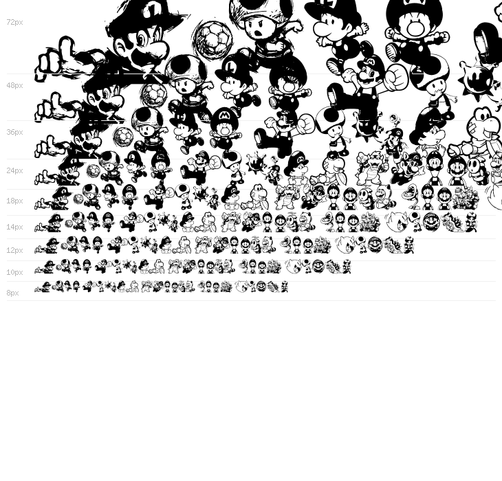 Mario and Luigi Waterfall