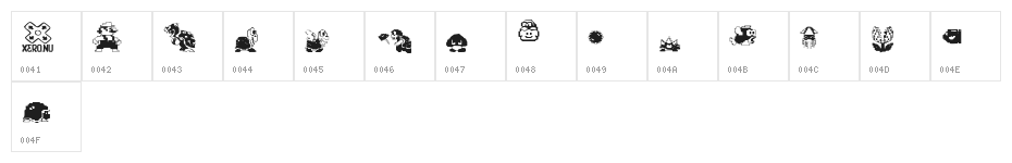 MarioBros  DrunkenBatz Character Map