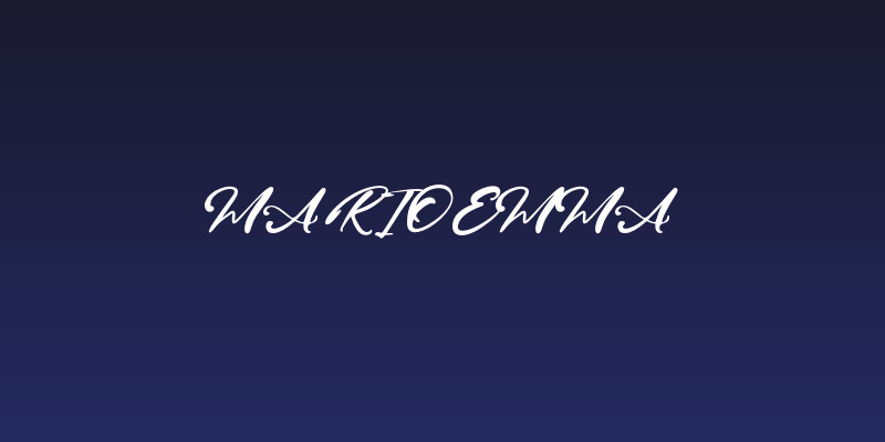 MarioEmma Social Header