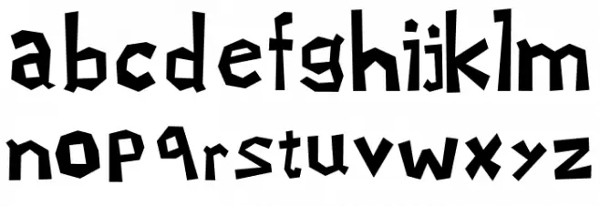 MarioLuigi2 خط أحرف صغيرة