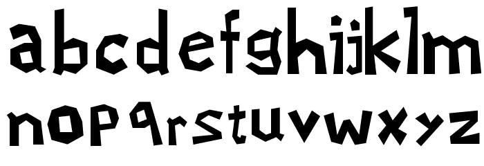 MarioLuigi2 Font LOWERCASE