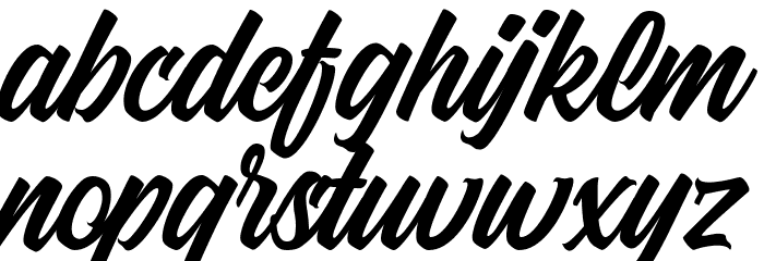 Marioline Barnard Font LOWERCASE