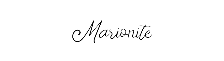Marionite  नि: शुल्क फ़ॉन्ट्स डाउनलोड