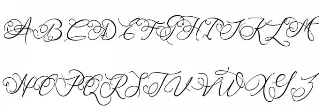 Mariosa Schriftart Groß