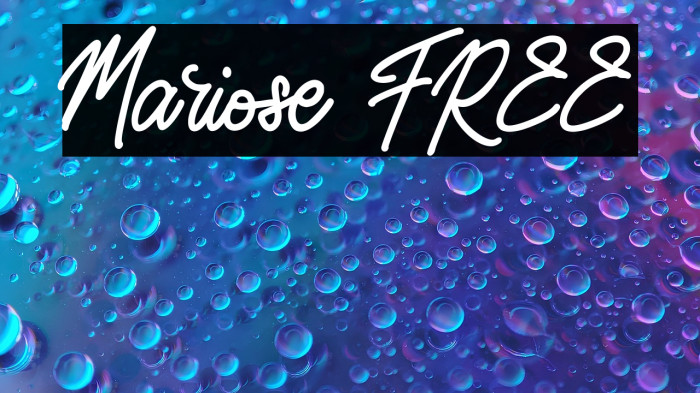 Mariose FREE Example 1