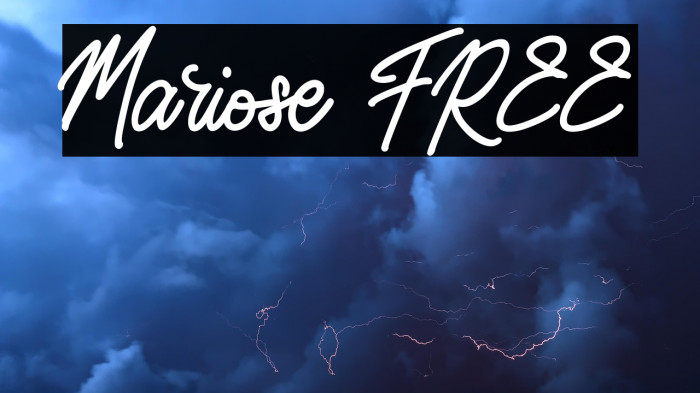 Mariose FREE Example 2