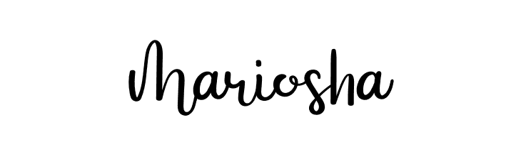 Mariosha  Descarca Fonturi Gratis