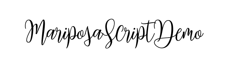 MariposaScriptDemo  Descarca Fonturi Gratis