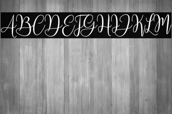 MariposaScriptDemo Font examples