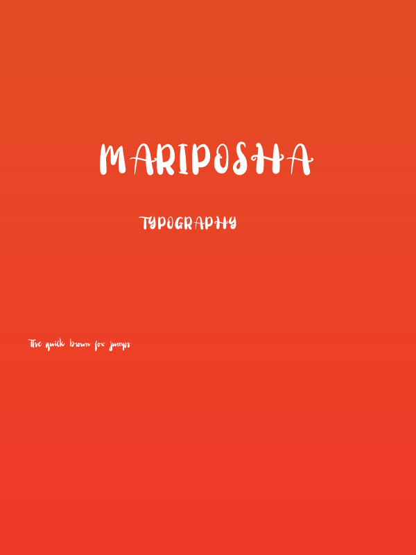 Mariposha Poster