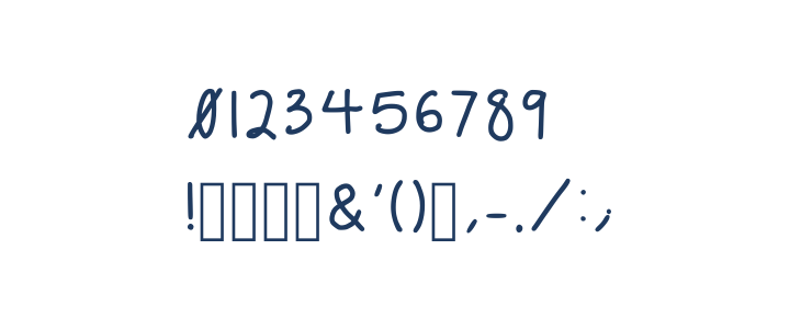 Marisa Handwriting Regular Other Characters