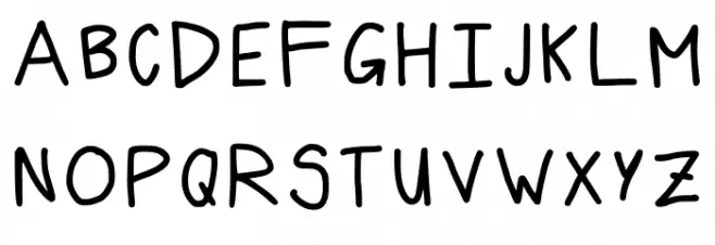 Marisa Handwriting Regular Fuentes MAYÚSCULAS