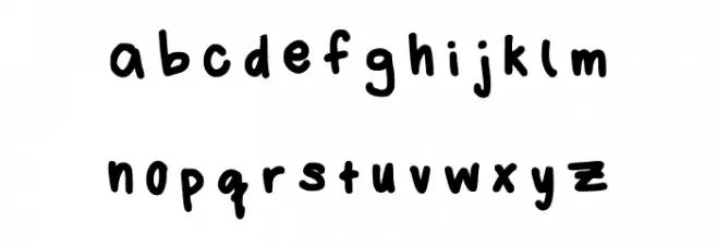 Marisa Handwriting Regular Fuentes MINÚSCULAS