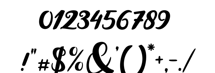 MarisaScript Font OTHER CHARS