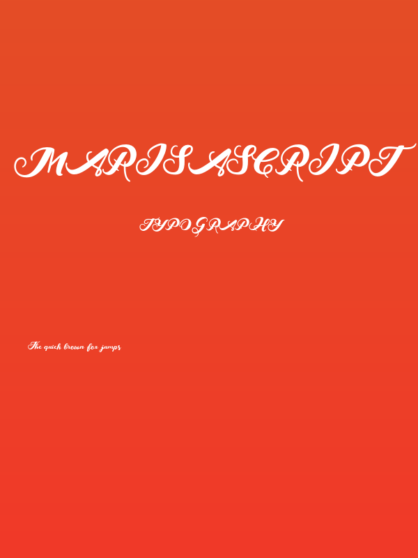 MarisaScript Poster