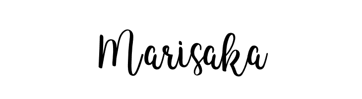 Marisaka  font caratteri gratis