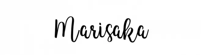 Marisaka  Скачать бесплатные шрифты