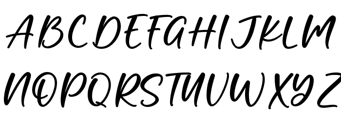 Marisha Font UPPERCASE