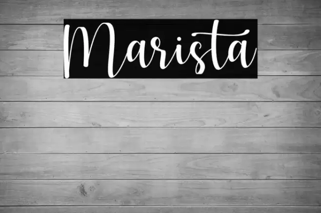 Marista Font examples