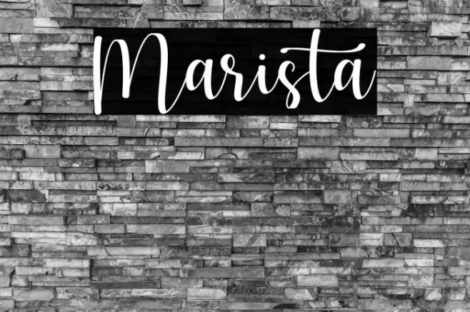 Marista Font examples