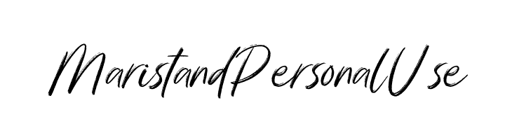 Maristand Personal Use  フリーフォントのダウンロード