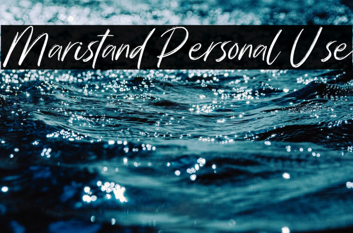 Maristand Personal Use Example 2